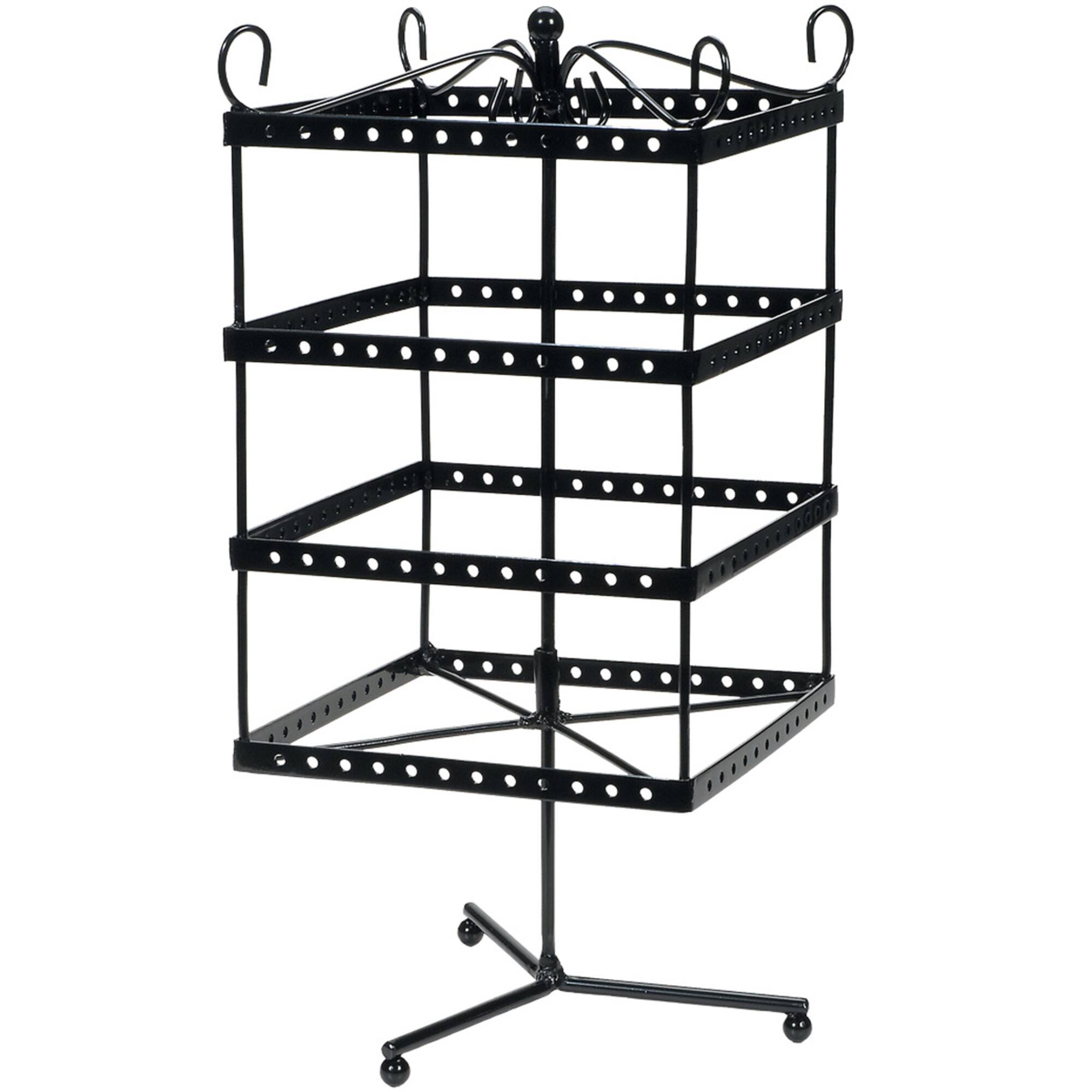 Black Metal Spinning Earring Rack by Bead Landing™